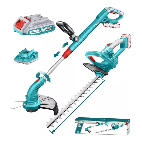 Combo Bordeadora + Corta Cerco Total 20v C/bateria Y Car