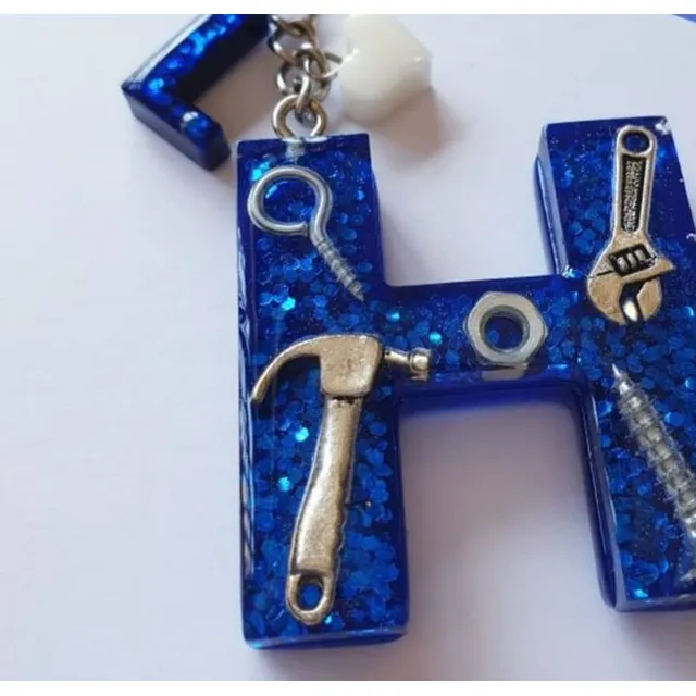 Llaveros De Resina Para Caballeros 100% Personalizados