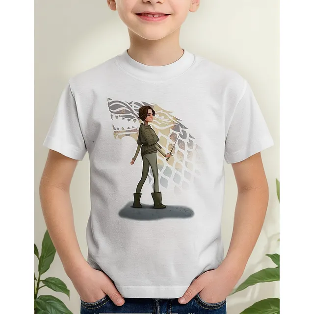 Camiseta Infantil Arya Stark Art