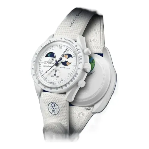 Relógio Omega x Swatch Bioceramic Moonswatch Mission to Jupiter