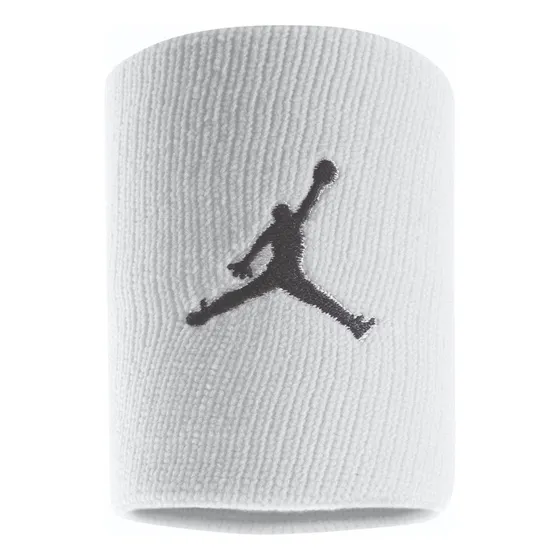 Muñequera Deportiva Jordan Jumpman 2 Pack - White