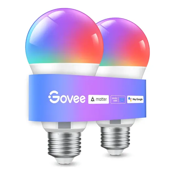 Lâmpada Led Govee H6008 Smart Rgbww Wifi 127v