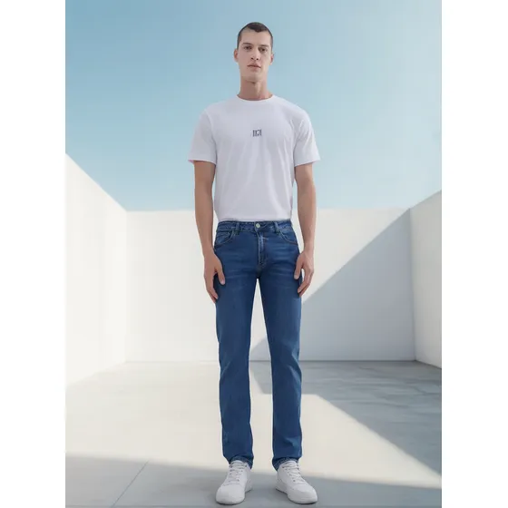 Jean Para Hombre Regular Marca Seven En Color Azul #45160548