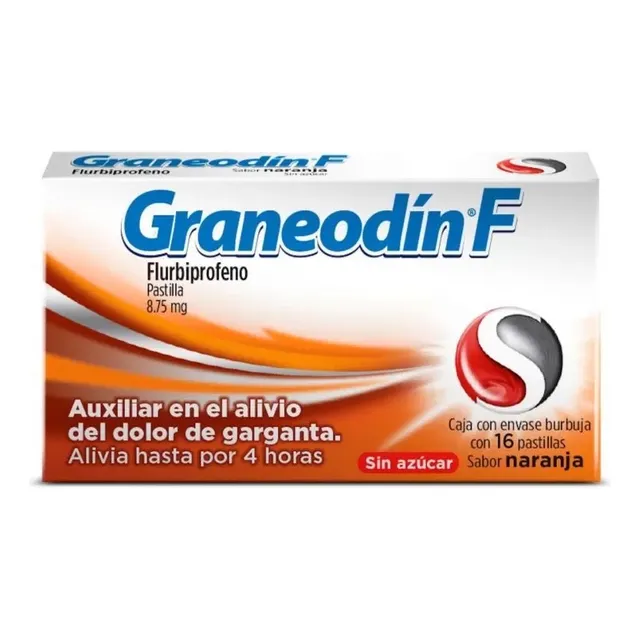 Graneodín F Sabor Naranja Caja Con 16 Pastillas
