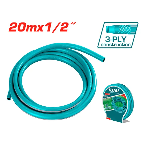Manguera De Riego Pvc De 1/2 20m Marca Total