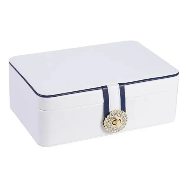 Joyero Alhajero Organizador De Joyas Anillos Colgantes Reloj