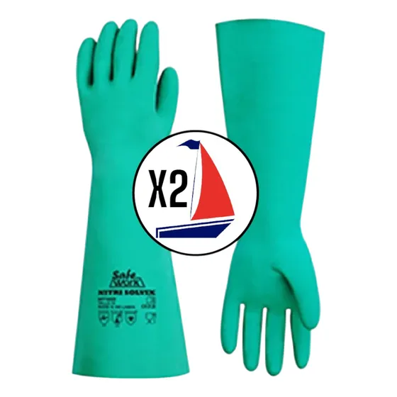 Guantes De Nitrilo Verde 13 P  Sw
