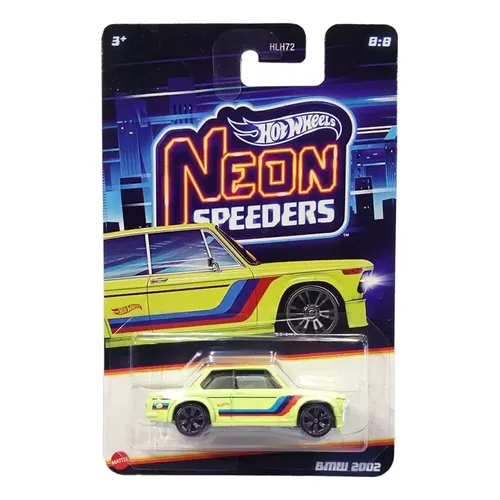 Hot Wheels Miniatura Neon Speeders Hlh72 Mattel Cor Bmw 2002