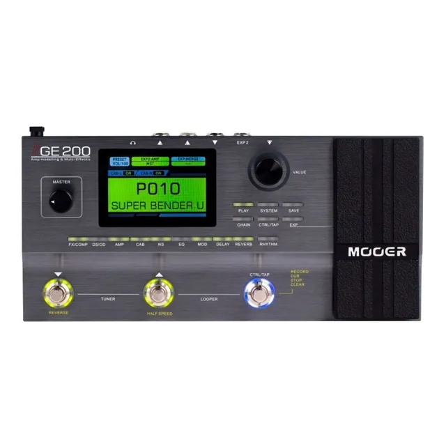 Pedal De Efeito Mooer Ge200 Prateado