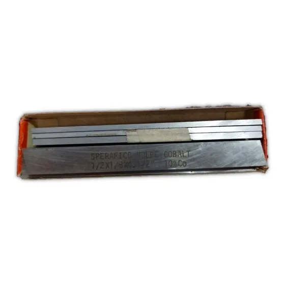 Cuchilla 1/2 X 1/8x4 . 1/2  10% Cob Sperafico Bedames Nuevo.
