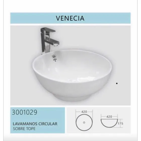 Lavamanos Sobreponer De Lujo Italiano U$ 80