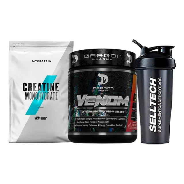 Pack Venom 40 Serv Fruit Punch+creatina Myprotein 250gr