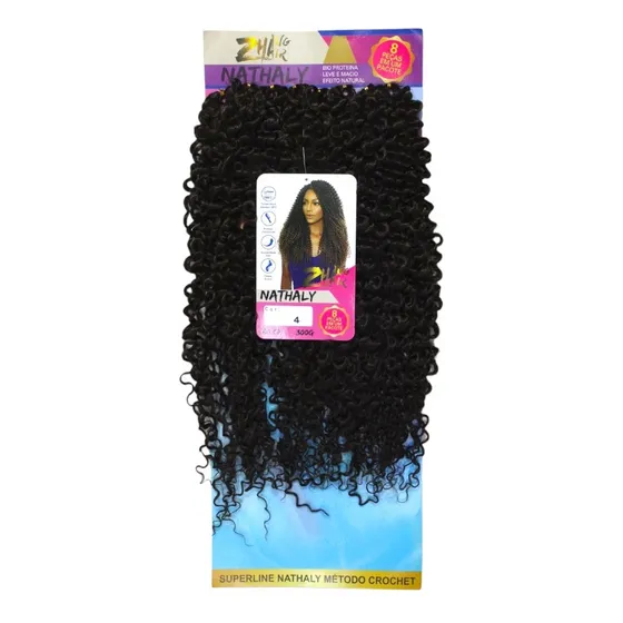 Cabelo Cacheado Nathaly Fibra Premium P/ Mega - Adere Creme