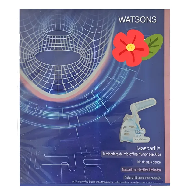 Walgreens Mascarilla Mascar Tersa Hidra Nymphaea Alba Pack5
