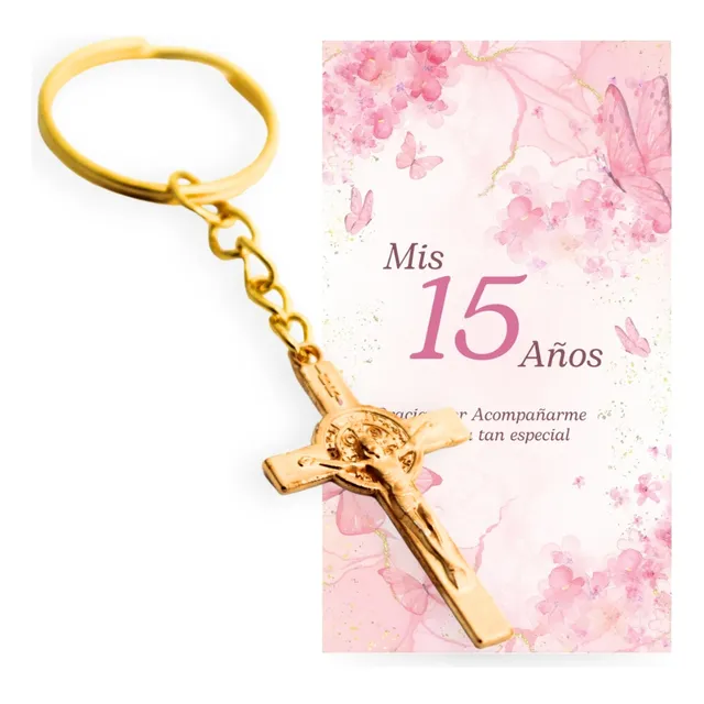 50 Pack Llaveros Xv Años Boda Bautizo Primera Comunion