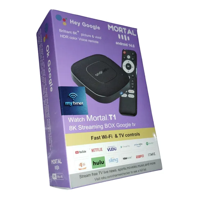 New Conversor Mytvnet Mortalt1 16/2gb Tvbox Android Tv Smart