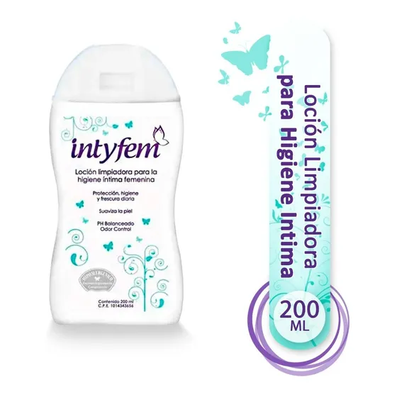 Loción Limpiadora Para Higiene Intima Intyfem 200 Ml