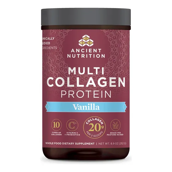 Péptidos De Colágeno En Polvo Ancient Nutrition Vanilla 250