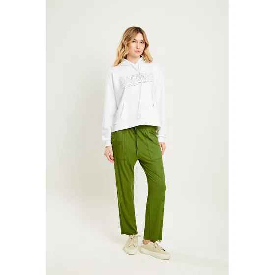 Chino Tiro Alto Morley Bolsillos  Military Koxis Mujer