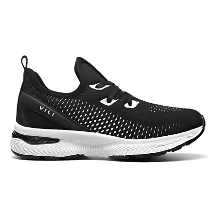 Tênis Feminino Vili Olimp Caminhada Academia Confortável Preto/branco 37 Br