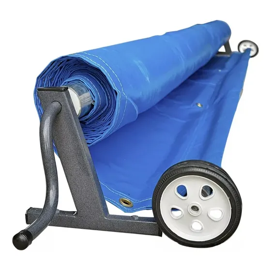 Sistema Enrollador Para Lona Cubre Piscinas 4 Mts Pintado