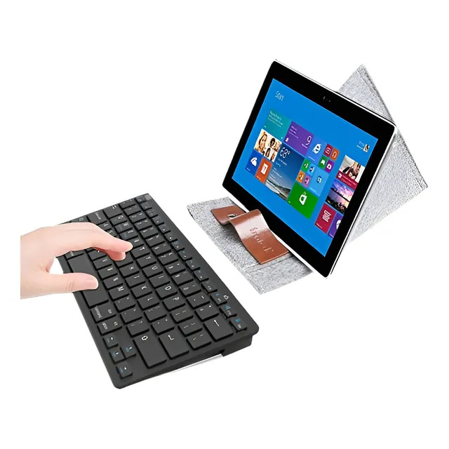 Rii Bt09 Ultra Slim Teclado Inalámbrico Portátil Bluetooth P