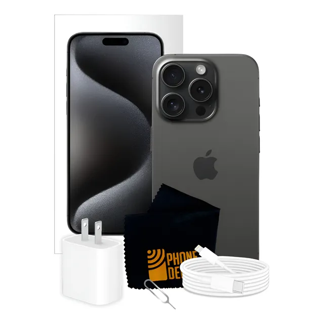 Apple iPhone 15 Pro Max 256 Gb Titanio Negro Esim Con Caja Original