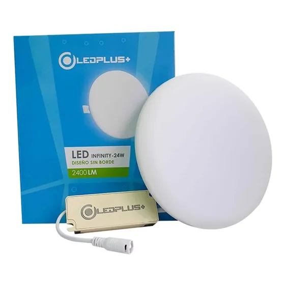 Lampara Panel Led 24w Redondo 4000k 2400lm Nuevo Tienda