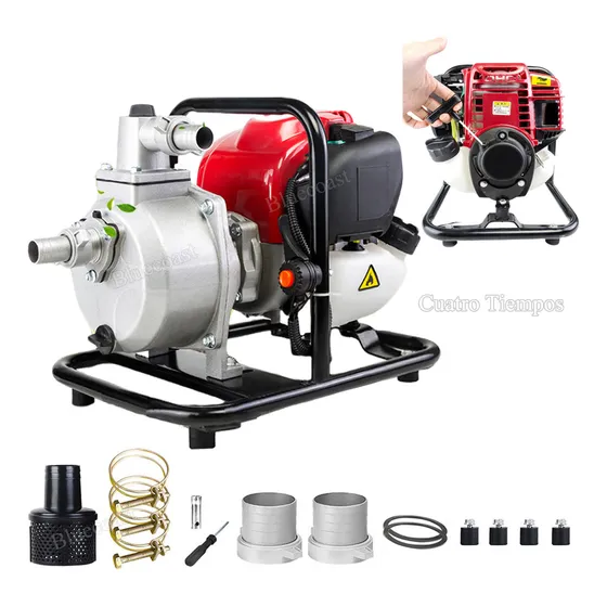4 Tiempos Motobomba Bomba De Agua Autocebante Gasolina 6.5hp