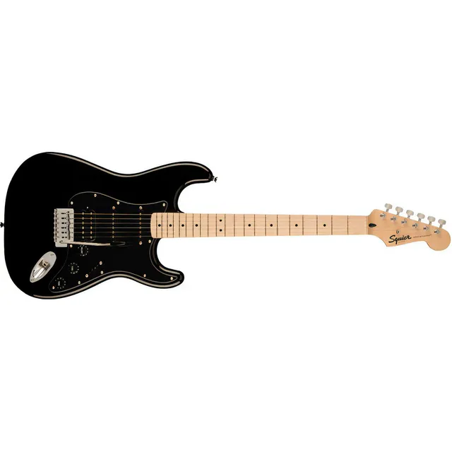 Guitarra Eléctrica Fender Squier Stratocaster Sonic HSS color negro