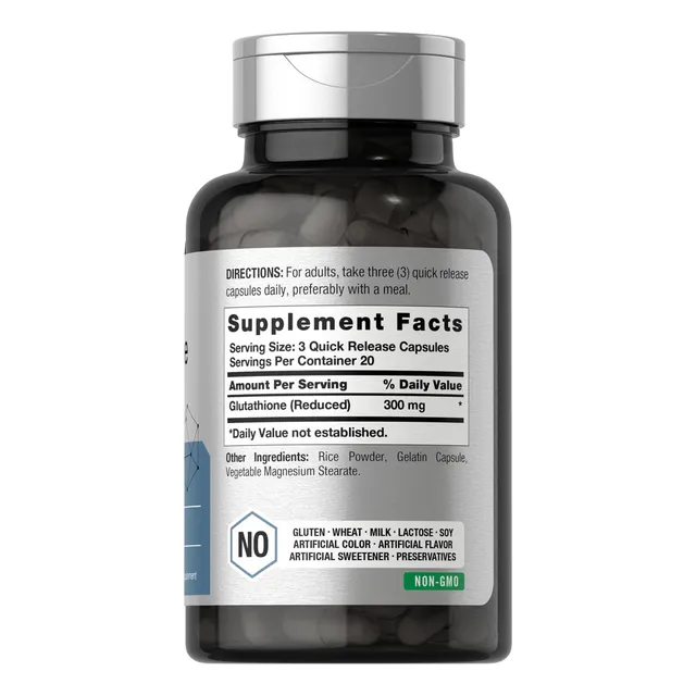 Suplemento de glutatión Horbach | 300 mg | 60 cápsulas | No