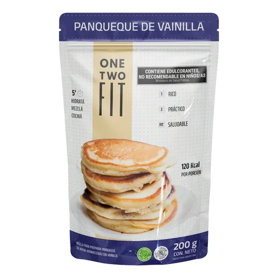Panqueques Proteico  Sabor  Vainilla Otf 200gr 10 Pancakes 
