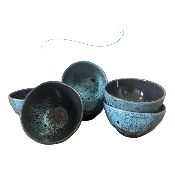 Jogo Bowls Geo Orgânico Petroleum Porto Brasil 8 Unidades Cor Azul