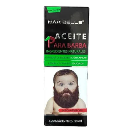 Aceite Para Barba Tupida Y Gruesa Crece Bigote Fortalecedor Fragancia Neutro