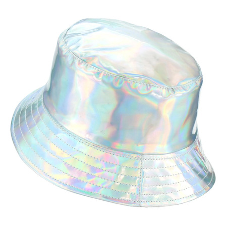 Piluso Plateado Tornasolado Visera Pescador Cotillon Premium Piluso Plateado Tornasolado Visera Pescador Cotillon Premium