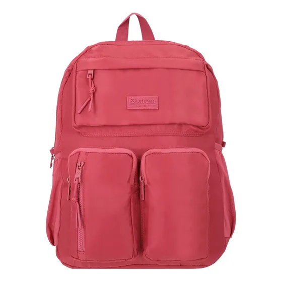 Mochila Xtrem Queens 4xt Berry Pink Color Rosado Diseño de la tela Lisa