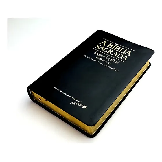 Bíblia Acf Super Legível Com Ref. Preta 3406