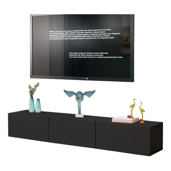 Rack Tv Flotante Mueble Para Tv Centro Entretenimiento 3p
