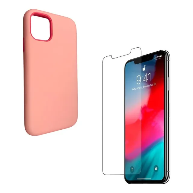 Protector Hibrido + Vidrio Para iPhone 12 12 Pro 12 Pro Max
