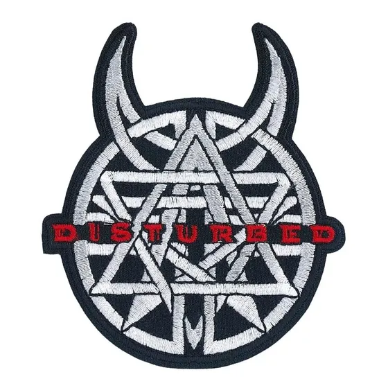 Cd Visionary Parche Amuleto Perturbado Negro Rojo Blanco
