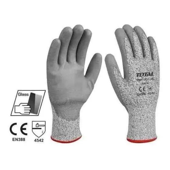 Guantes Anticorte Latex Total Vidrio Trabajo Pesado
