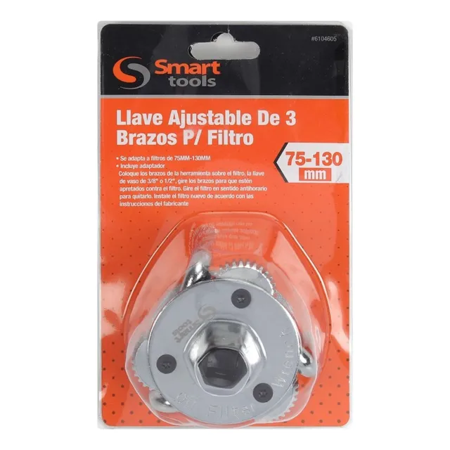 Llave Tipo Araña Para Filtro De Aceite 75-130 Mm