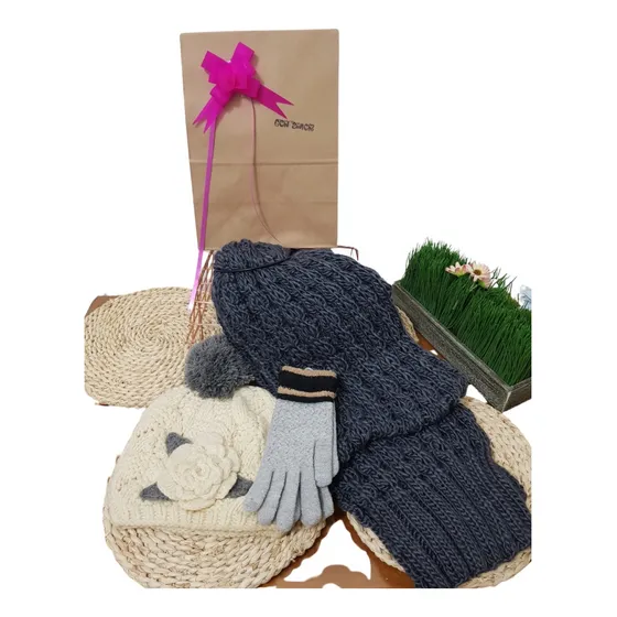 Obsequios! Día Mamá O Cualquier Ocasión Bufanda,gorro Y Más