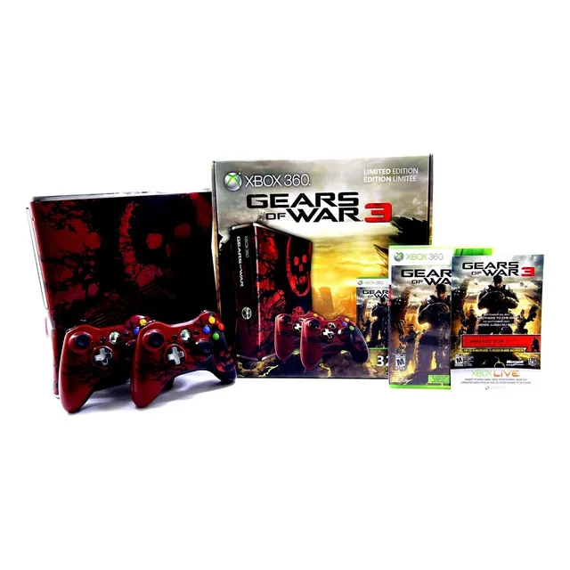 Xbox 360 Slim Gears Of War 3 Collector's Edition