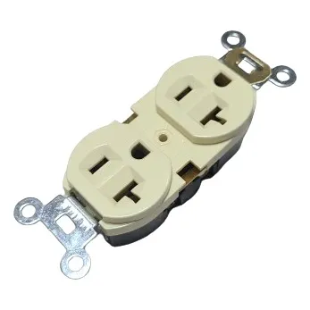 Toma Doble 20 Amp Con Tapa 
