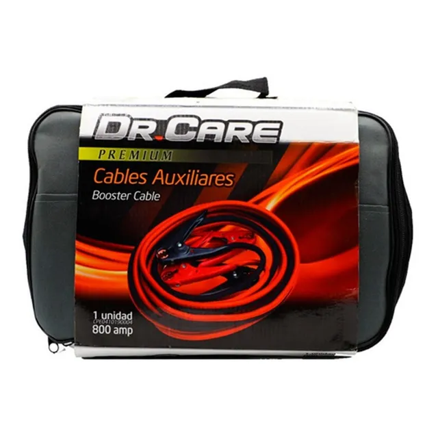 Cable Auxiliar Bateria Dr Care 6 Metros 800 Amp Con Bolso