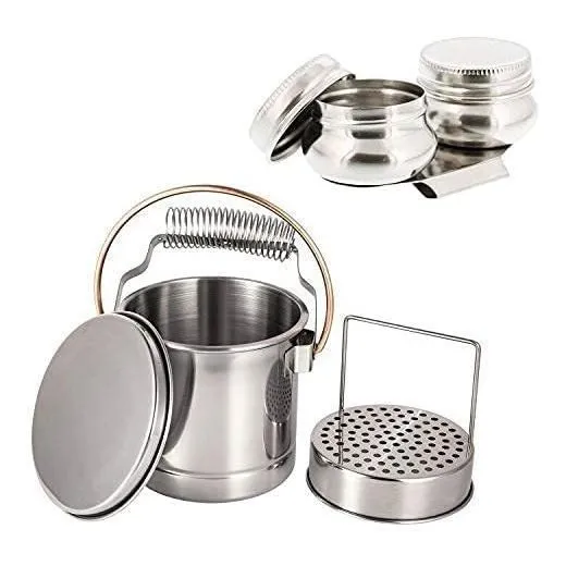 Mylifeunit Arandela Cepillo Gran Capacidad Doble Taza