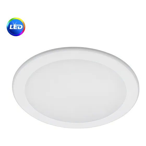 Plafon De Embutir Led 8w Philips Luz Cálida Diám 10,5cm Color Blanco