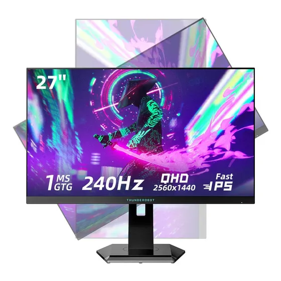 Monitores Gamer Pc 27'' Thunderobot Qhd 240hz 1ms Pivoteable
