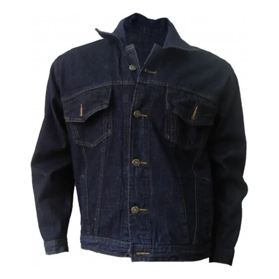 Chaqueta Jean Dotacion Algodon  Indigo Clasico Rigido Xxl